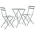 Argos Home Eve Folding 2 Seater Metal Bistro Set - Grey