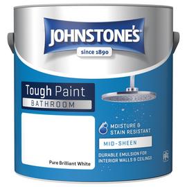 Johnstone's Bathroom Paint 2.5L - Pure Brilliant White