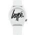 Hype White Silicone Strap Watch