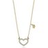 Radley Gold Plated Open Heart Pendant 16 Inch Necklace