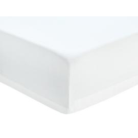 Habitat Easycare Plain White Fitted Sheet - Kingsize