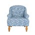 Argos Home Macy Fabric Armchair - Floral Blue