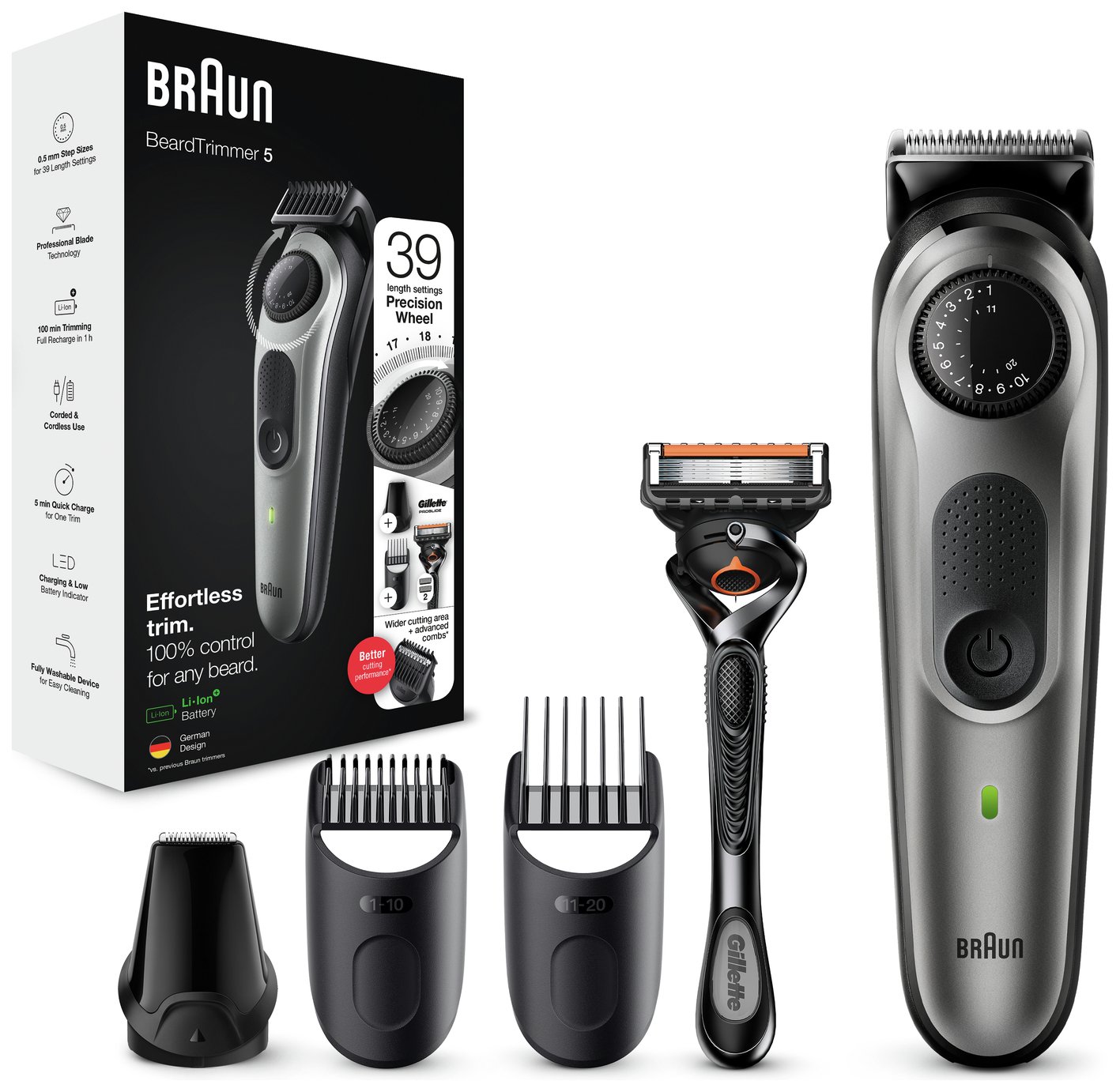 beard and face trimmer