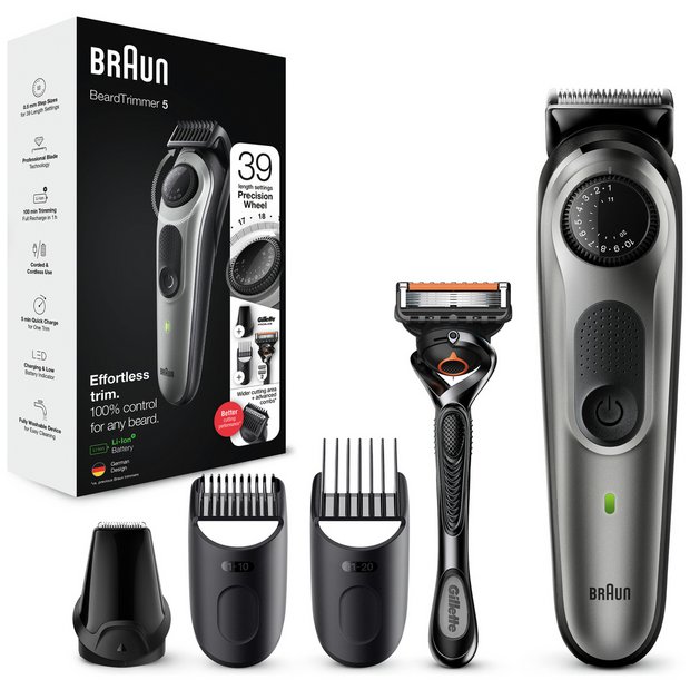 Buy Braun Beard Trimmer And Hair Clipper Bt5060 5260 Beard And Stubble Trimmers Argos