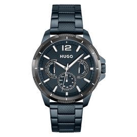 HUGO Sport Men's Blue Stainless Steel Bracelet Watch