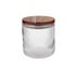 Argos Home Glass Ribbed Small Canister