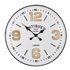 Hometime Large Quarter Numbers Wall Clock - White