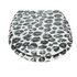 Argos Home Leopard Print Toilet Seat - Grey