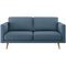 Habitat Hardwick 3 Seater Fabric Sofa - Blue