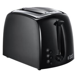 Russell Hobbs Textures 2 Slice Black Plastic Toaster 21641