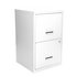 Pierre Henry A4 2 Drawer Filing Cabinet - White
