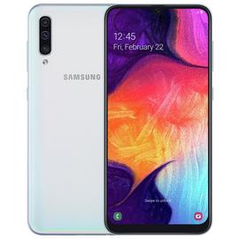 SIM Free Samsung Galaxy A50 128GB Mobile Phone - White