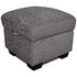 Argos Home Tammy Fabric Storage Footstool - Charcoal