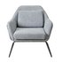 Argos Home Juliette Fabric Accent Chair - Light Grey