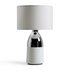 Argos Home Pluto Touch Table Lamp - Chrome & White