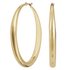 Anne Klein Gold Tone Tapered Hoop Earrings