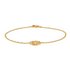 Moon & Back Gold Plated Silver Tree of Life Bracelet