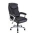 Argos Home Faux Leather Office Chair - Black