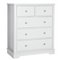 Argos Home Ashbourne 3+2 Drw Chest of Drawers - Soft White
