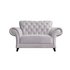 Argos Home Chelsea Velvet Cuddle Chair - Grey
