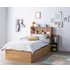 Argos Home Lloyd Cabin Bed, Headboard & Mattress -Oak Effect