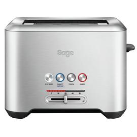 Sage BTA720UK A Bit More 2 Slice Toaster - Stainless Steel