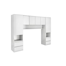 Argos Home Jenson Gloss Overbed Unit - White Gloss