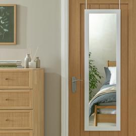 Argos Home Over the Door Mirror - White