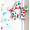 Argos Home Rudolph's Day Off Neon Star Christmas Wreath
