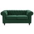 Argos Home Chesterfield 2 Seater Velvet Sofa - Green