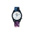 Hype Black and Purple Silicone Strap Watch