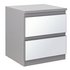 Argos Home Jenson 2 Drawer Mirrored Bedside Table