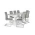 Argos Home Lyssa Extending XL Gloss Table & 8 Chairs - Grey