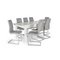 Argos Home Lyssa Extending XL Gloss Table & 8 Chairs - Grey