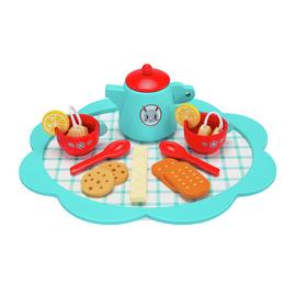 Chad Valley Wooden Tea Set Playset