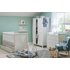 Cuggl Westbury 3 Piece White Nursery Furniture Set