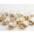 Argos Home 12 Pack Berry Christmas Mini Shaker Baubles Gold