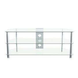 AVF Up To 65 Inch Glass TV Stand - Clear