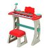 Chad Valley Keyboard Stand and Stool - Red
