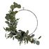 Argos Home Pre-Lit Christmas Noir Wire Wreath