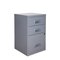 Pierre Henry A4 3 Drawer Combi Filing Cabinet - Silver