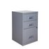 Pierre Henry A4 3 Drawer Combi Filing Cabinet - Silver