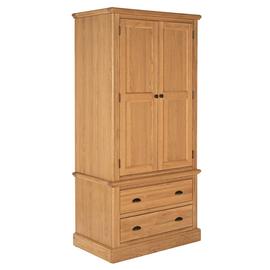 Argos Home Oakham Oak & Veneer 2 Door 2 Drawer Wardrobe