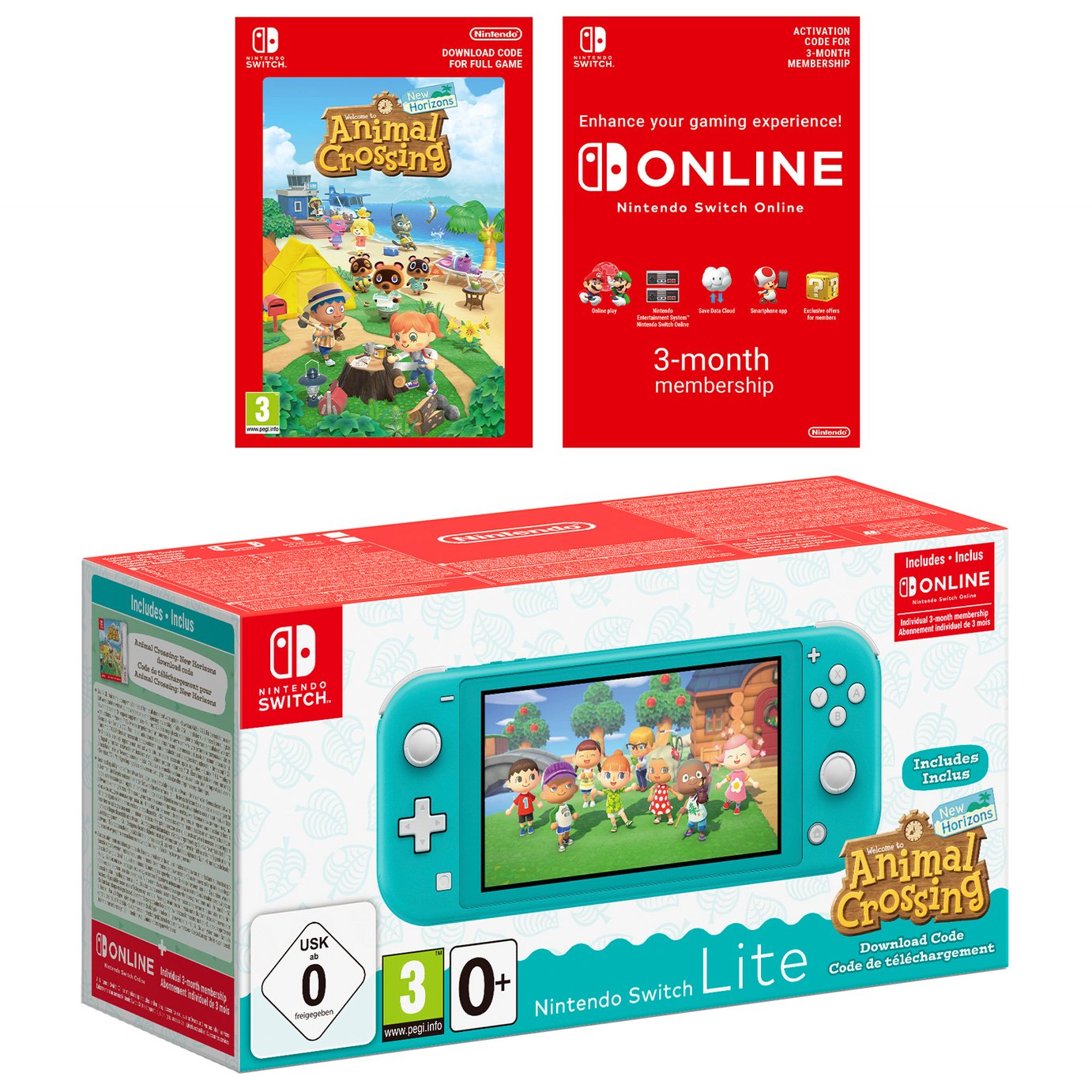 nintendo switch with animal crossing argos