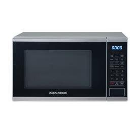 Morphy Richards 800W Standard Grill Microwave - Silver