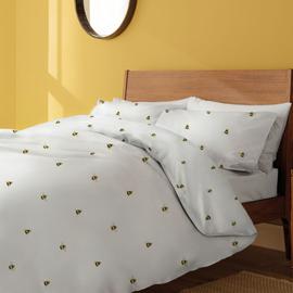 Argos Home Hideaway Bee Print White Bedding Set