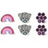 Me to You Silver Plated Set of 3 Pairs Stud Earrings