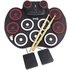 RockJam Portable Rechargeable and Bluetooth Roll Up Drum Kit