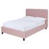 Argos Home Bouton Upholstered Kingsize Bed FramePink