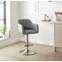 Argos Home Ellington Quilted Faux Leather Bar Stool - Black